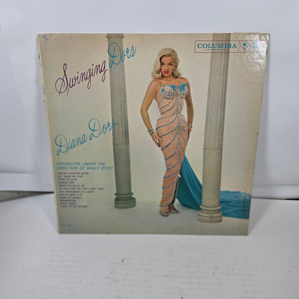 Diana Dors Swinging Dors Vinyl‎ LP Columbia CL 1436 Vocal Jazz 1960 Vintage